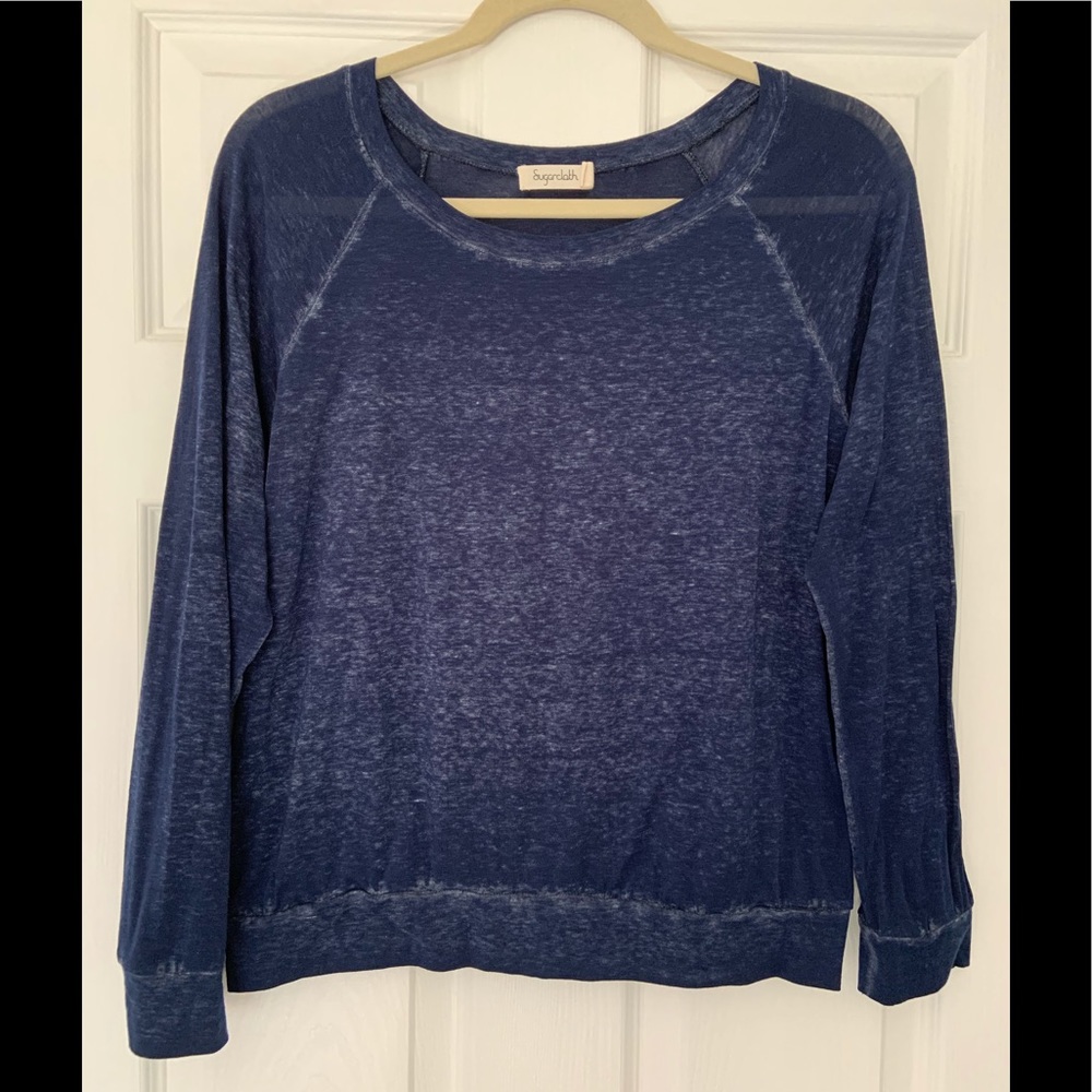 Sugarcloth “worn look” light weight Sweatshirt